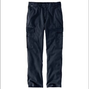 Carhartt FR Pants Men's 36x30 Blue Flame Resistant Duck Canvas CAT 2